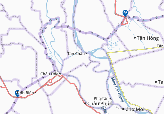 Carte-Plan Long Phú