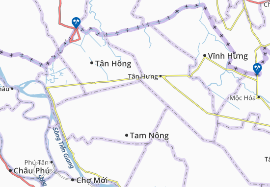 Kaart Plattegrond Tân Công Sính