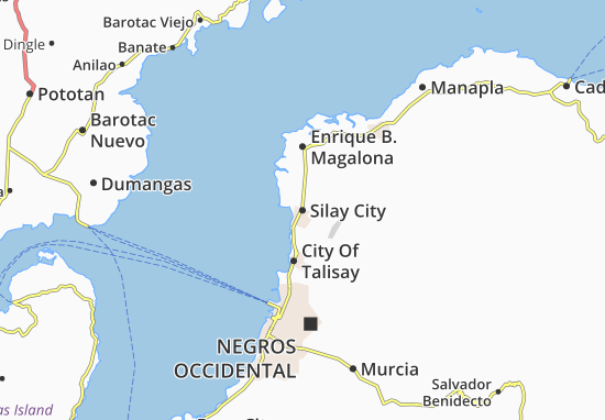 Mapa Silay City