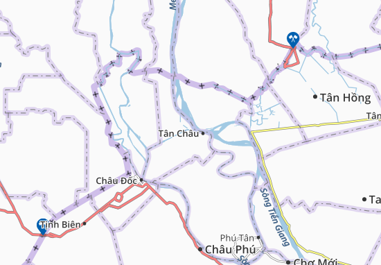 Karte Stadtplan Long Châu