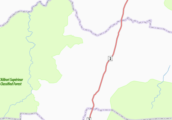 Kaart Plattegrond Bagou