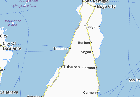 Karte Stadtplan Tabuelan