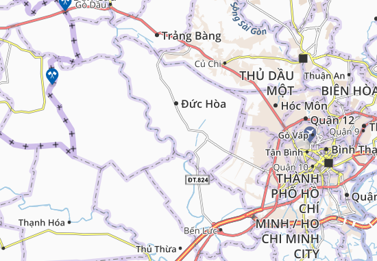 Kaart Plattegrond Hòa Khánh Nam