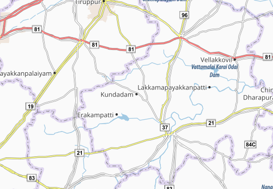 Karte Stadtplan Kundadam