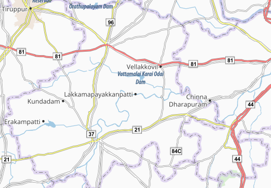 Karte Stadtplan Lakkamapayakkanpatti