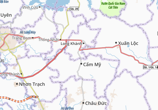 Kaart Plattegrond Hàng Gòn