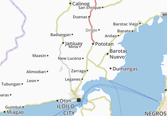Mapa New Lucena