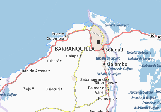 Galapa Map
