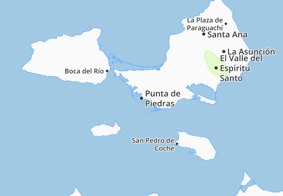 Punta de Piedras Map