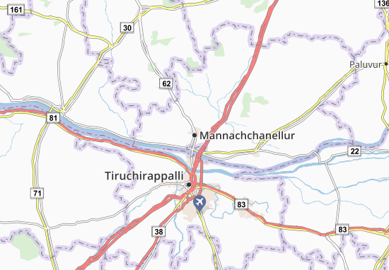 Karte Stadtplan Mannachchanellur