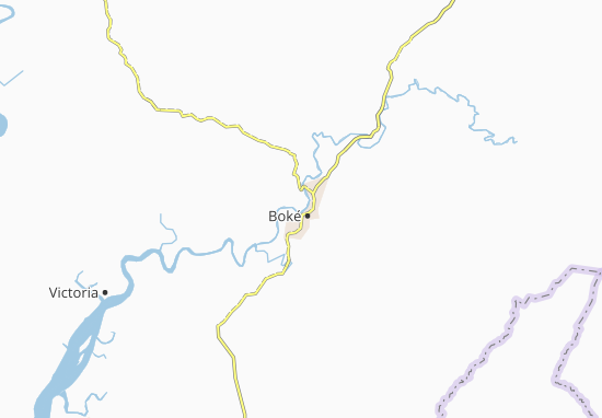 Mapa Bakidera