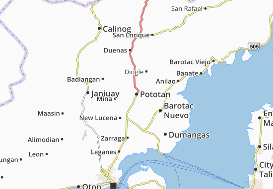 Karte Stadtplan Pototan
