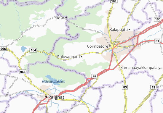 Mapa Puluvappatti