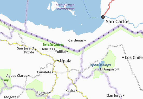 Karte Stadtplan Cabanga
