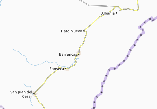 Kaart Plattegrond Barrancas