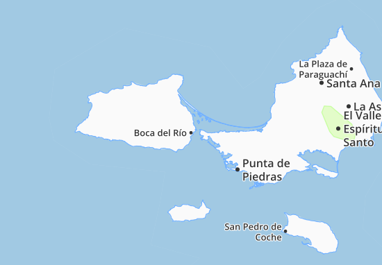 Mapa Boca del Río