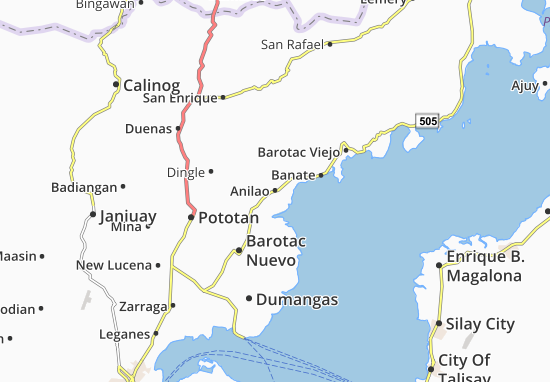 Karte Stadtplan Anilao