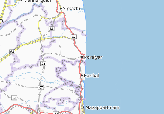 Poraiyar Map