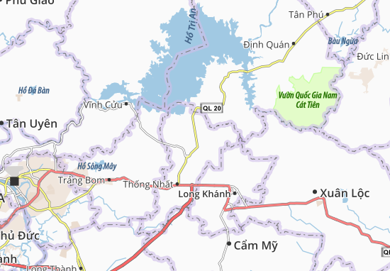 Karte Stadtplan Gia Tân 3