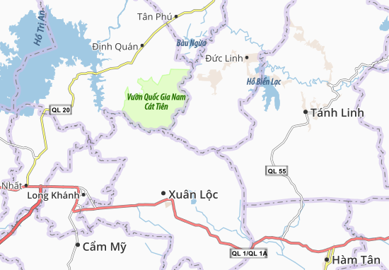 Kaart Plattegrond Đông Hà