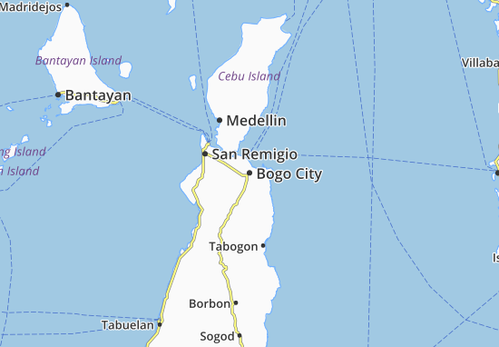 Mapa Bogo City