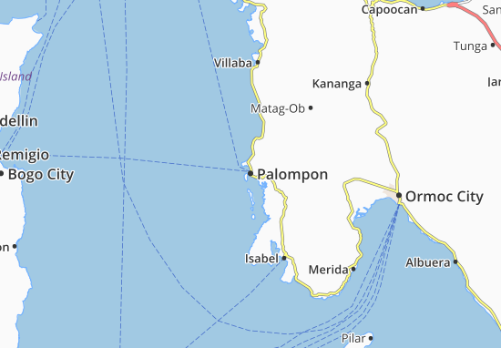 Karte Stadtplan Palompon