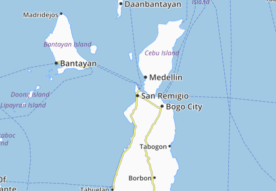 Karte Stadtplan San Remigio