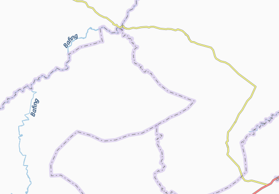 Mapa Koukoutamba