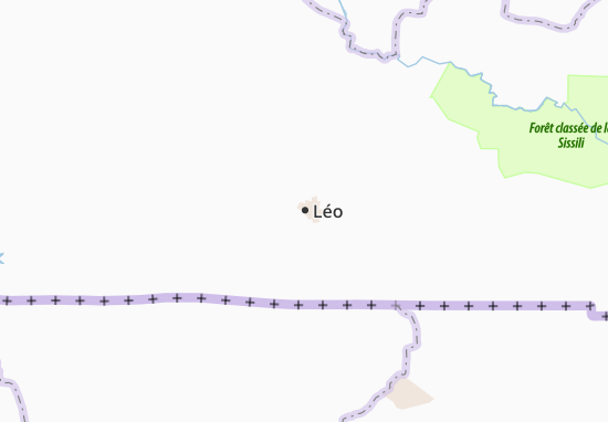Karte Stadtplan Léo
