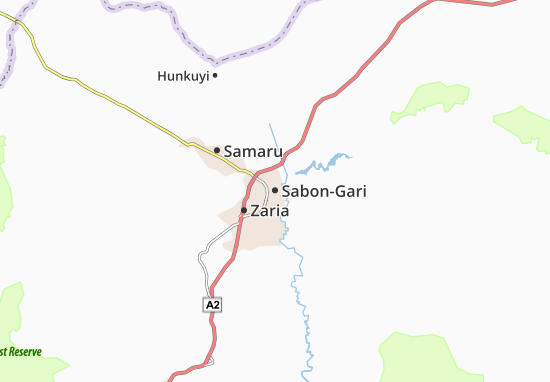 Karte Stadtplan Sabon-Gari