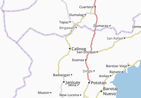 Karte Stadtplan Calinog
