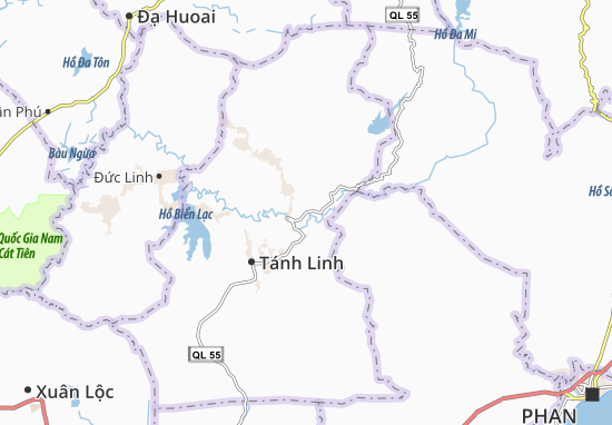 Karte Stadtplan La Ngâu