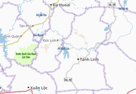 Mapa Gia An