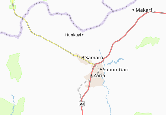 Karte Stadtplan Samaru