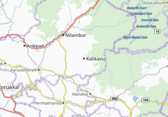 Kaart Plattegrond Kalikavu