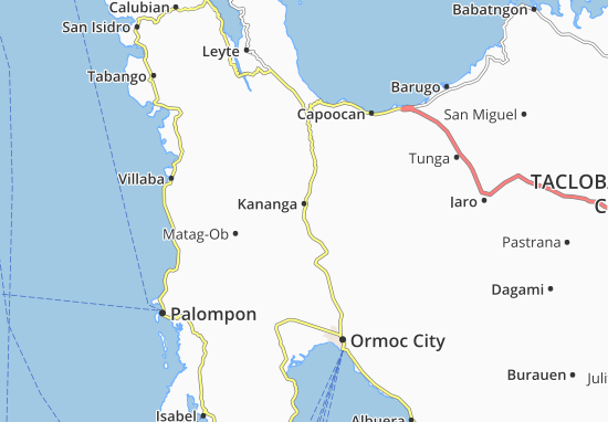 Karte Stadtplan Kananga