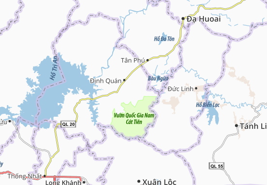 Gia Canh Map