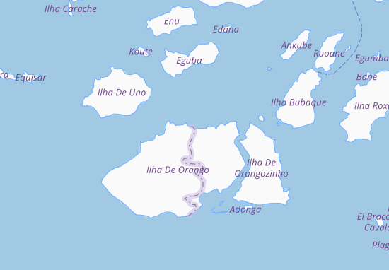 Karte Stadtplan Bijante