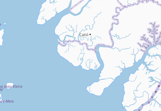 Ilheu de Catame Map