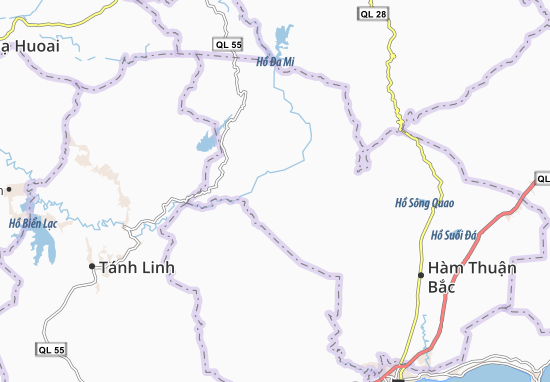 Đông Giang Map