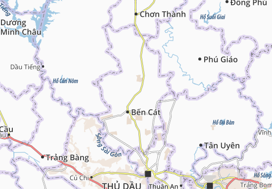 Karte Stadtplan Lai Hưng