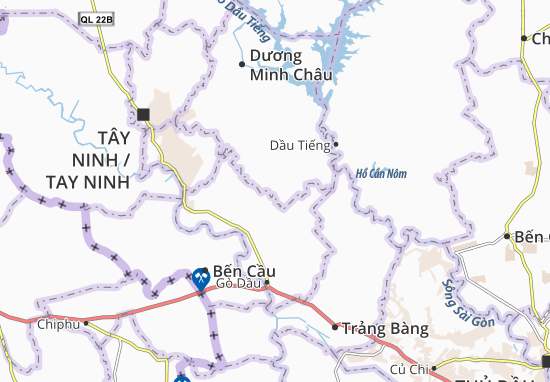 Kaart Plattegrond Truông Mít