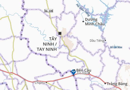 Kaart Plattegrond Long Thành Nam