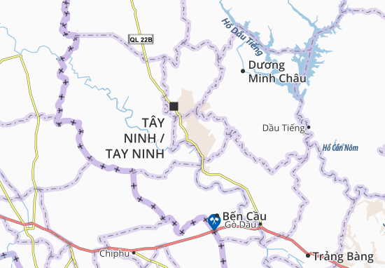 Kaart Plattegrond Long Thành Trung