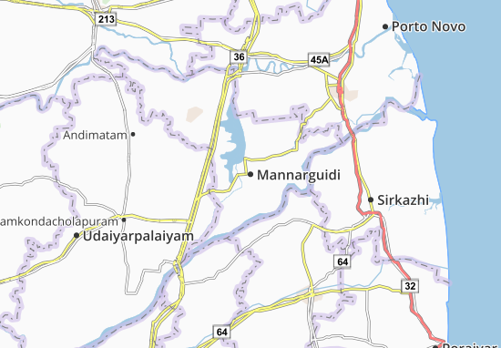 Karte Stadtplan Mannarguidi