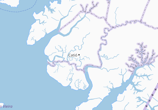 Catió Map