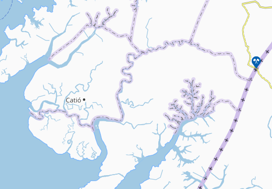 Karte Stadtplan Flaque Injan