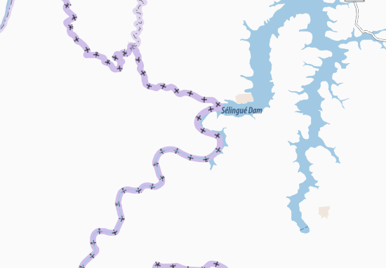 Mapa Balandougouba