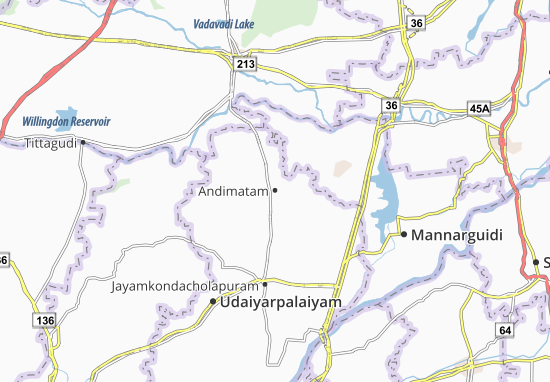 Kaart Plattegrond Andimatam