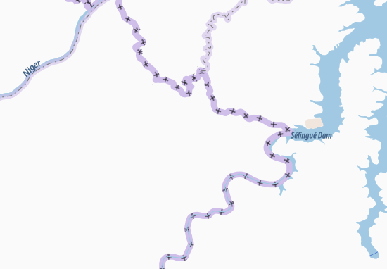 Karte Stadtplan Bambadinga